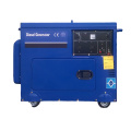 Super silencioso pequeno fase única 7KVA 8KVA 10KVA 15KVA 12V DC Power Diesel Gerador portátil sobre rodas